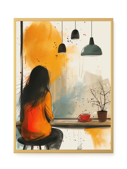 Quiet Window Canvas Wall Art