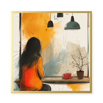 Quiet Window Canvas Wall Art