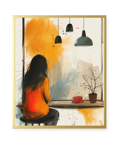 Quiet Window Canvas Wall Art