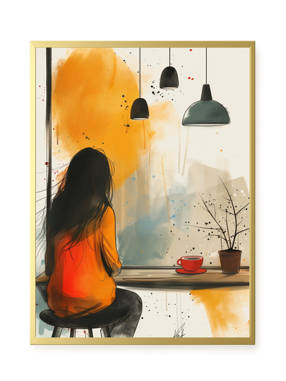Quiet Window Canvas Wall Art