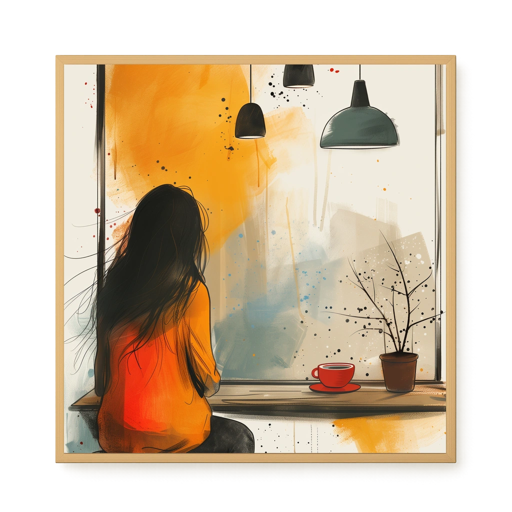 Quiet Window Canvas Wall Art