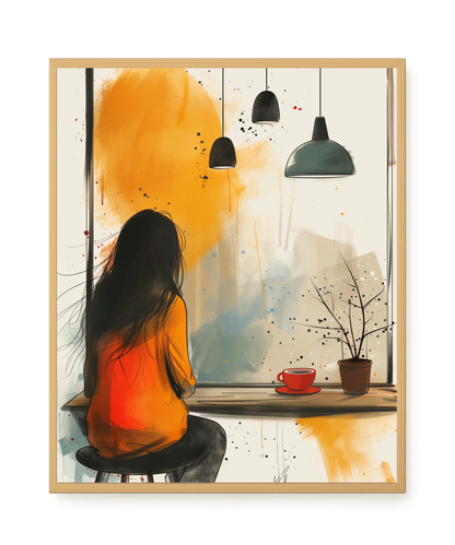 Quiet Window Canvas Wall Art
