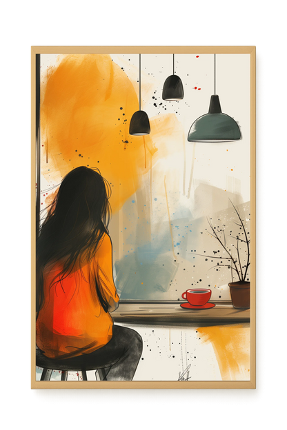 Quiet Window Canvas Wall Art