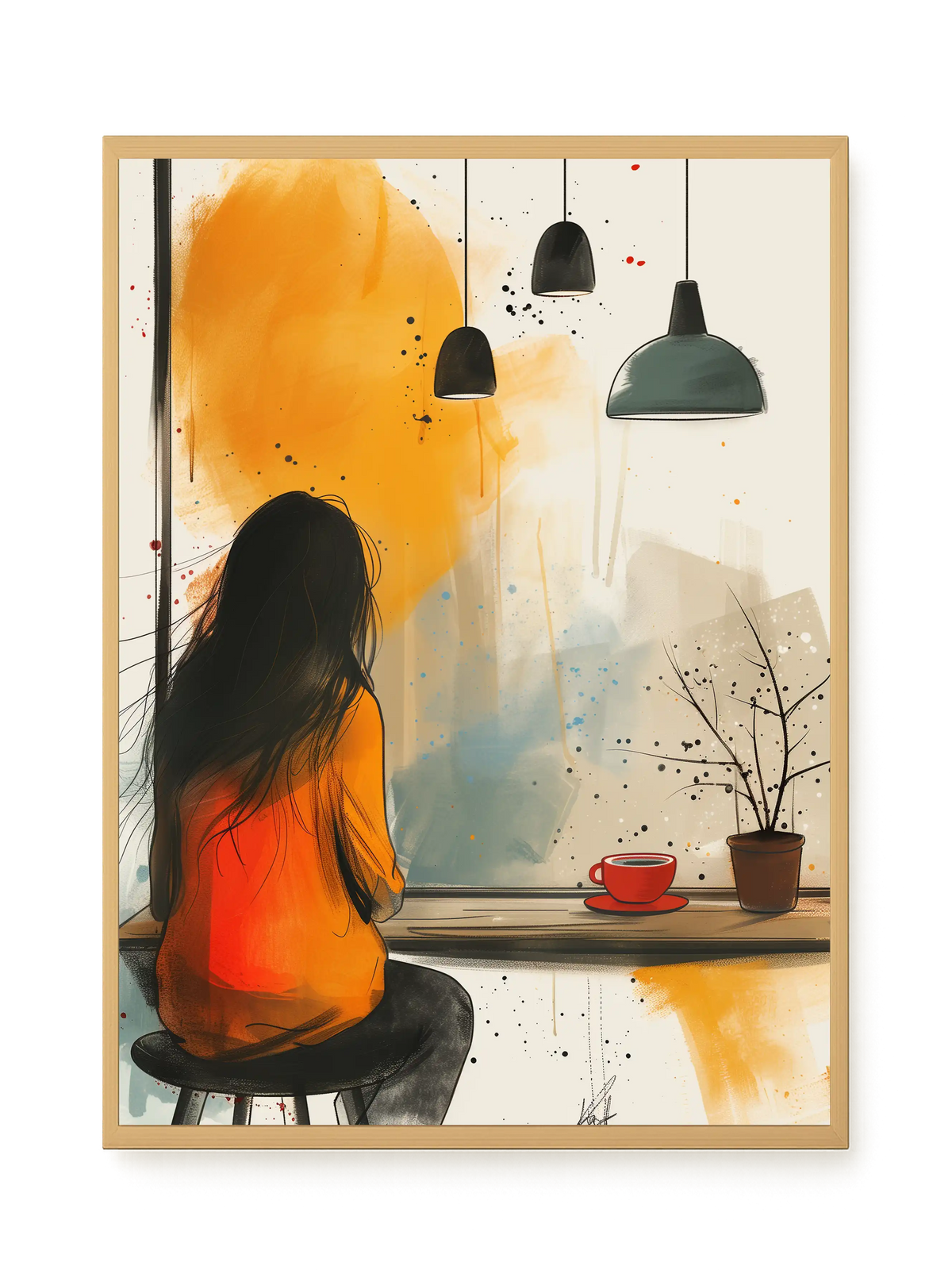 Quiet Window Canvas Wall Art