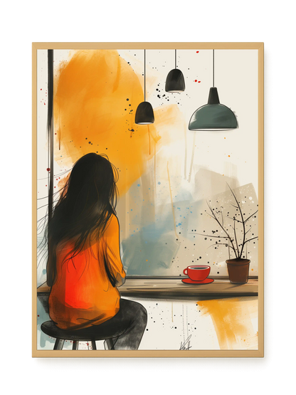 Quiet Window Canvas Wall Art