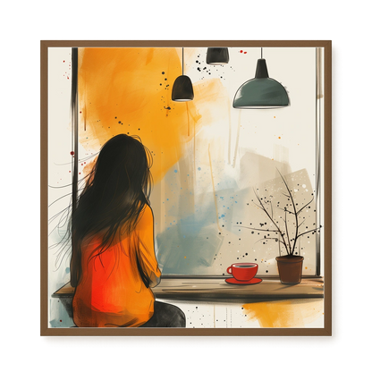 Quiet Window Canvas Wall Art