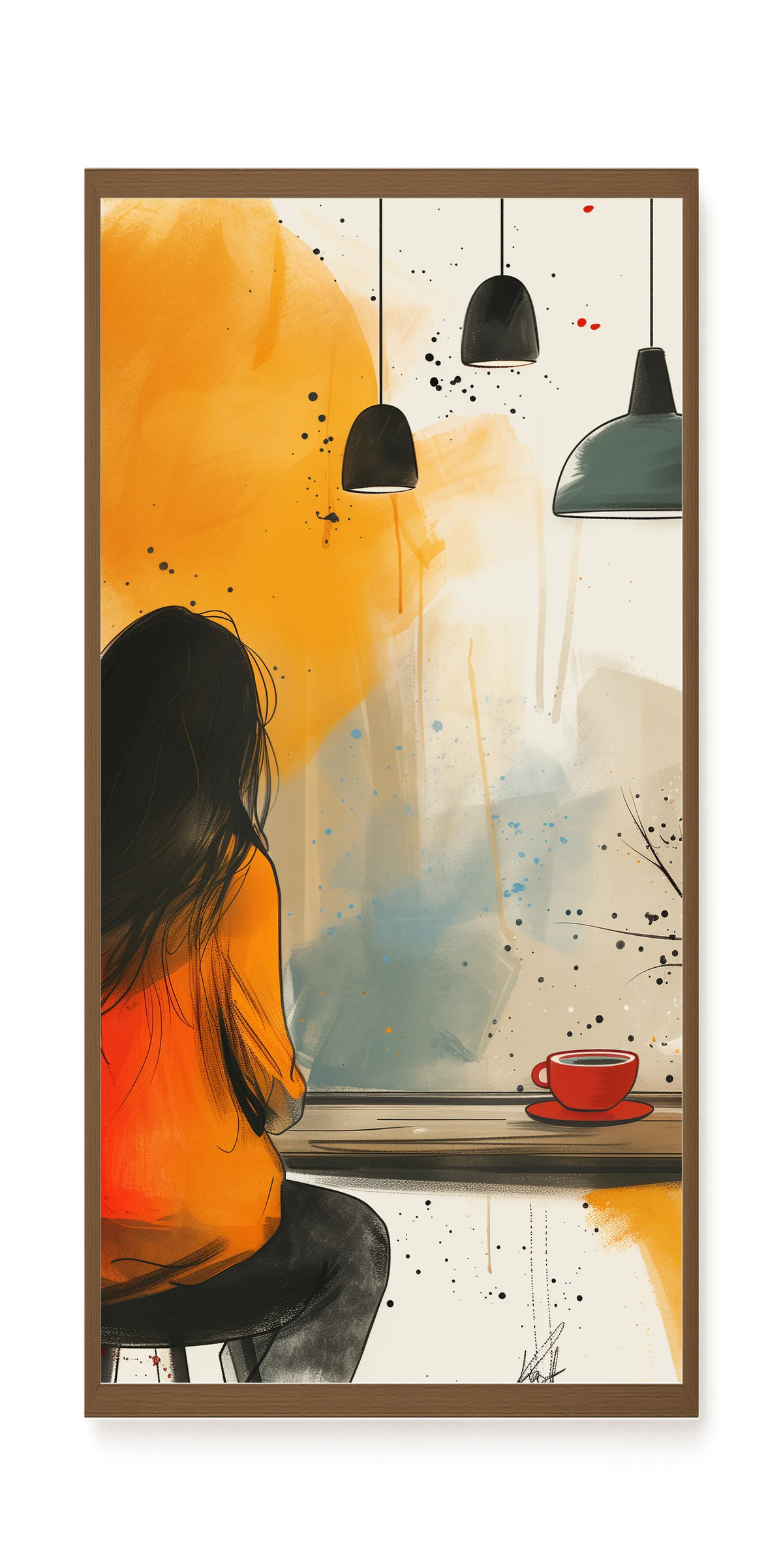 Quiet Window Canvas Wall Art
