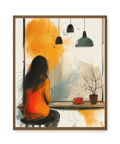 Quiet Window Canvas Wall Art