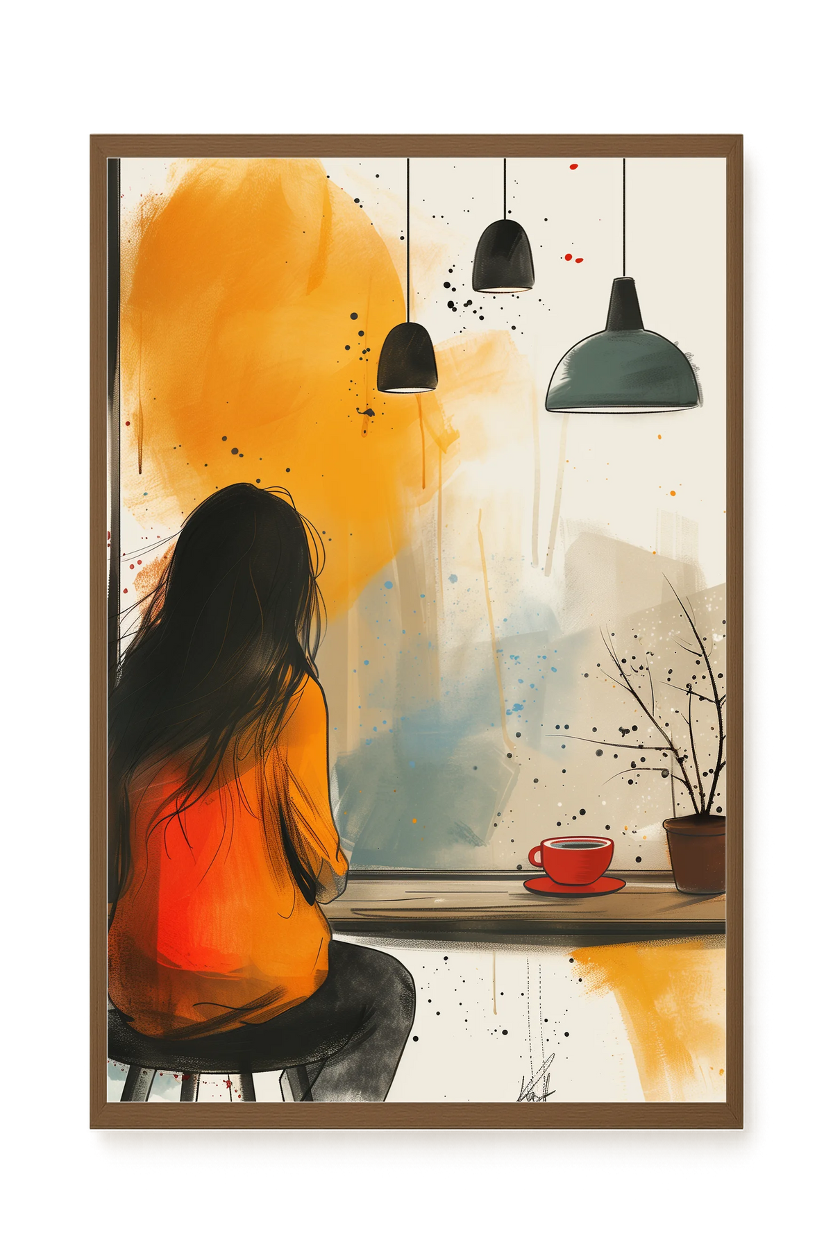 Quiet Window Canvas Wall Art