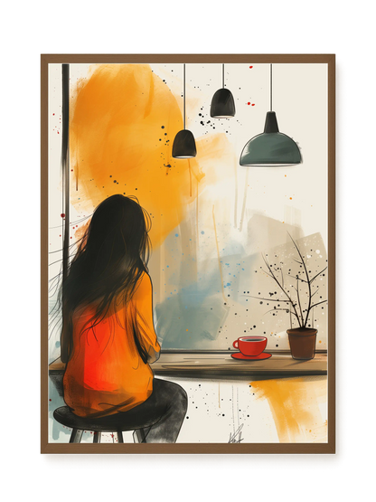 Quiet Window Canvas Wall Art
