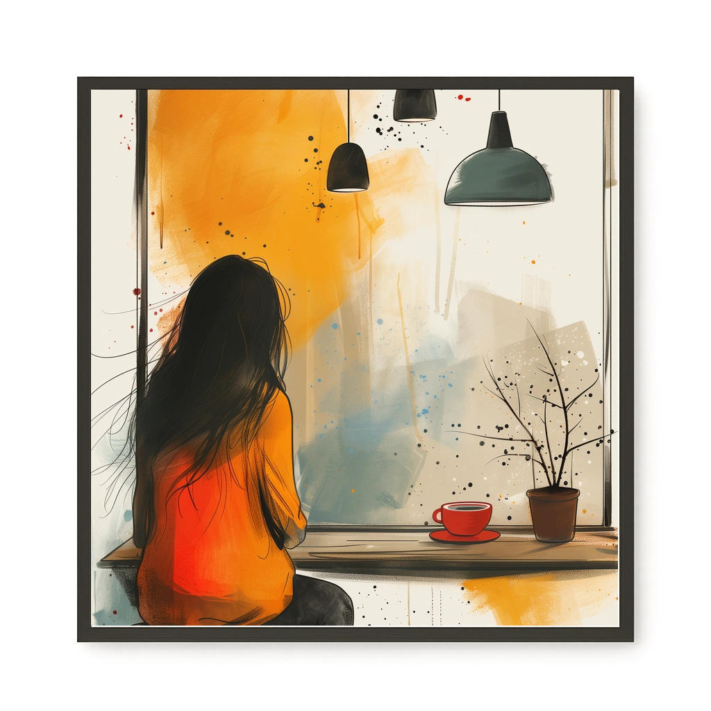 Quiet Window Canvas Wall Art