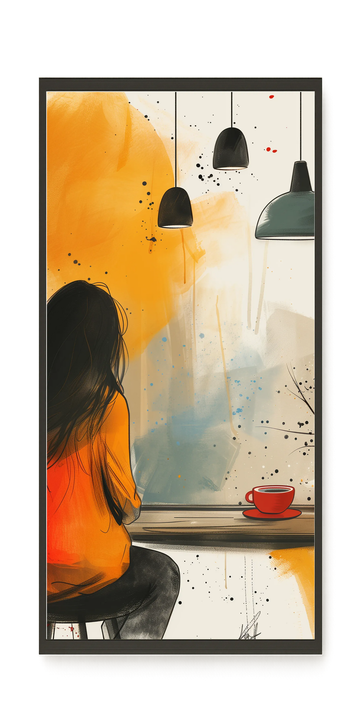Quiet Window Canvas Wall Art