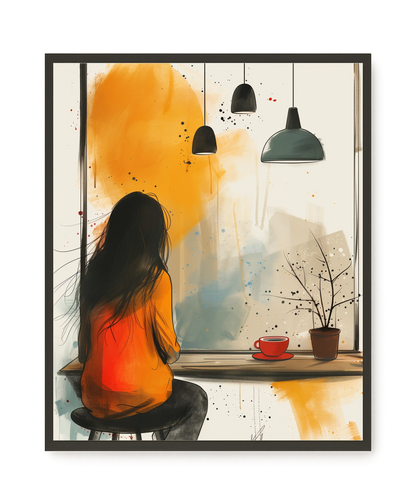 Quiet Window Canvas Wall Art