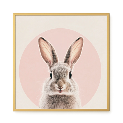 Cute Bunny Canvas Wall Art