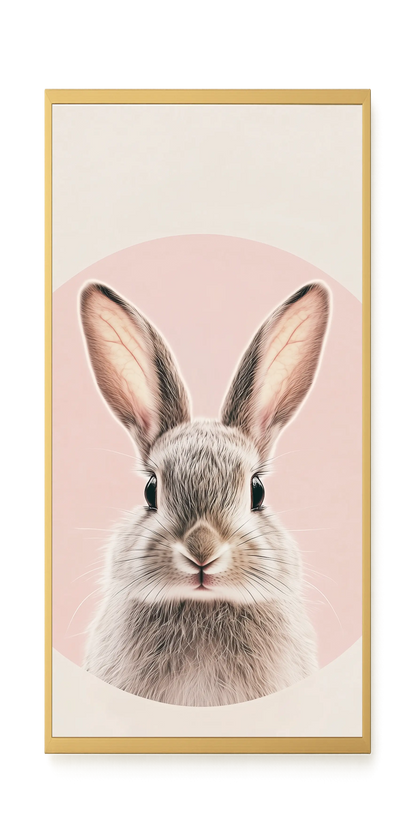 Cute Bunny Canvas Wall Art