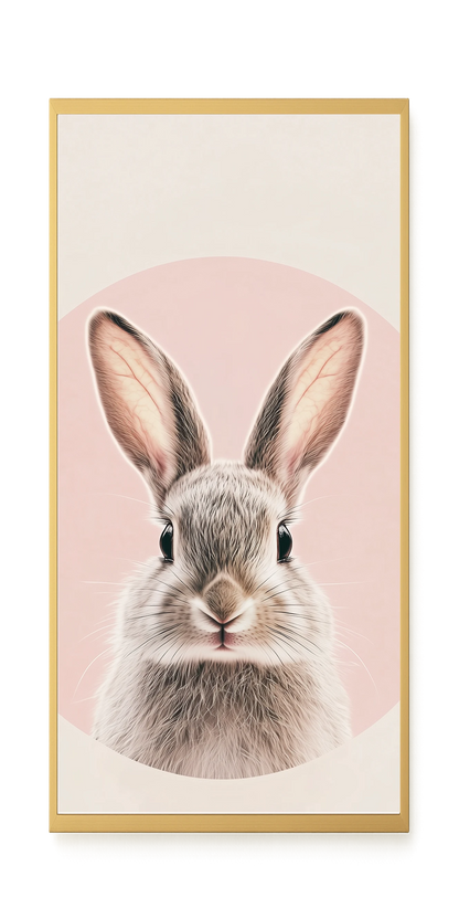 Cute Bunny Canvas Wall Art
