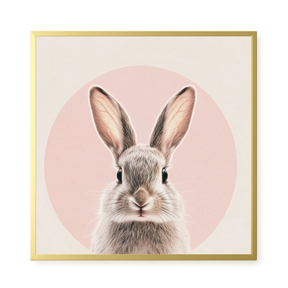 Cute Bunny Canvas Wall Art