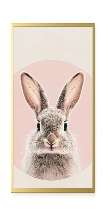 Cute Bunny Canvas Wall Art