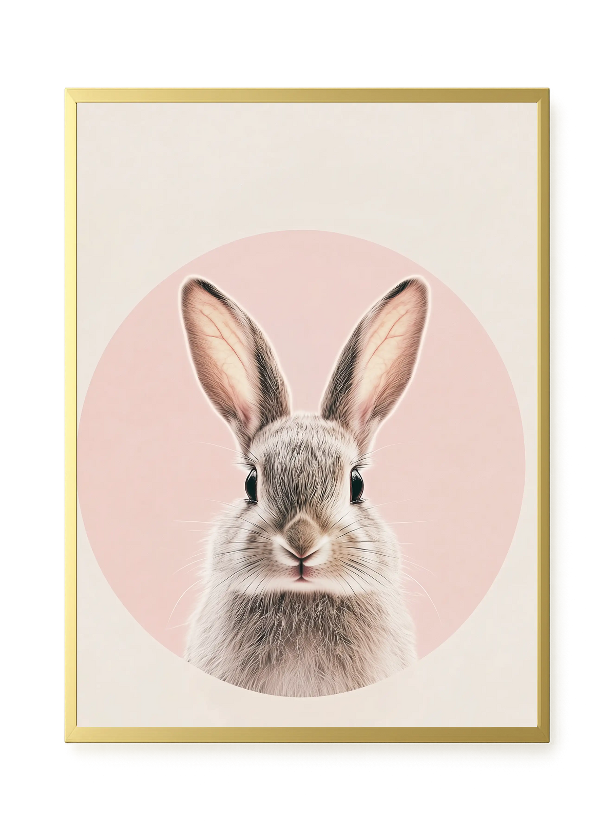 Cute Bunny Canvas Wall Art
