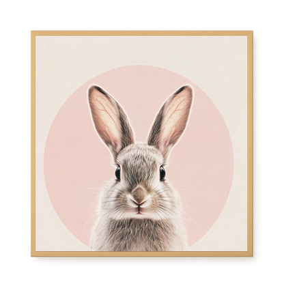 Cute Bunny Canvas Wall Art
