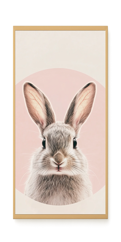 Cute Bunny Canvas Wall Art