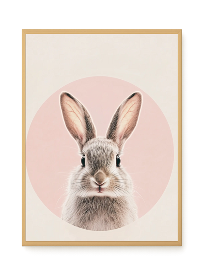 Cute Bunny Canvas Wall Art