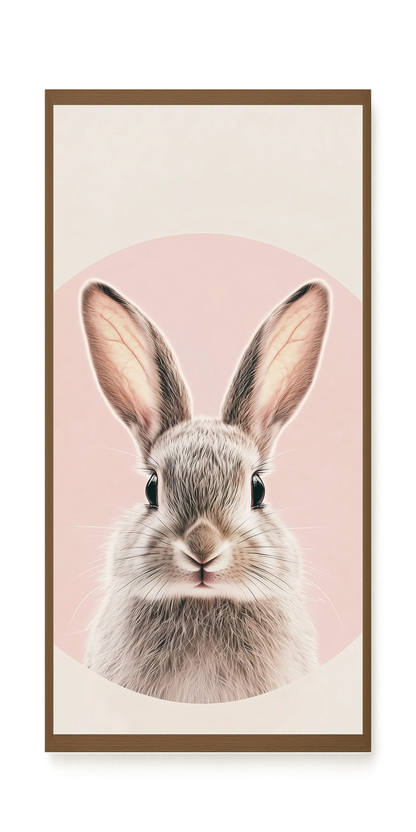 Cute Bunny Canvas Wall Art