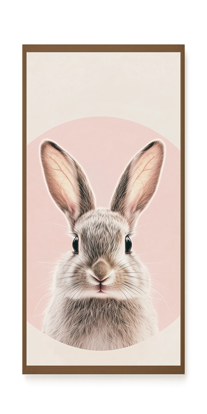 Cute Bunny Canvas Wall Art