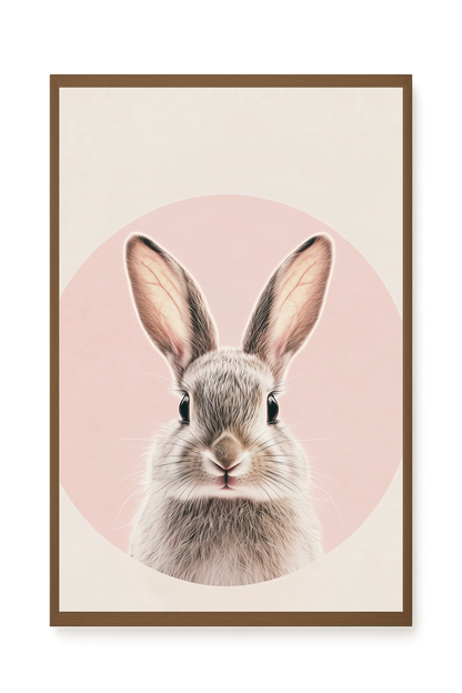 Cute Bunny Canvas Wall Art
