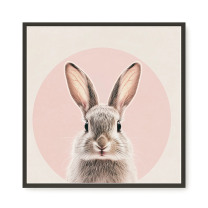 Cute Bunny Canvas Wall Art