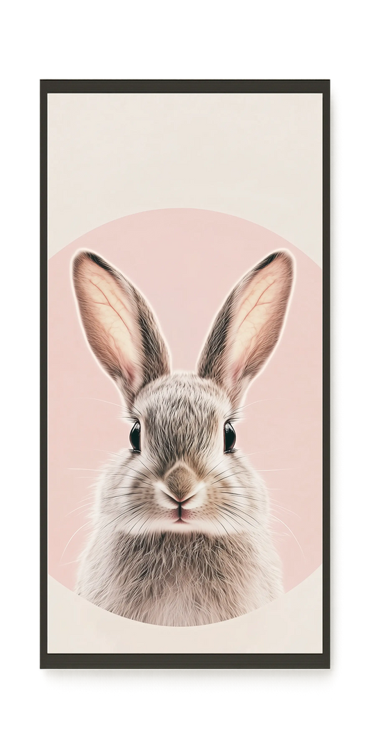 Cute Bunny Canvas Wall Art