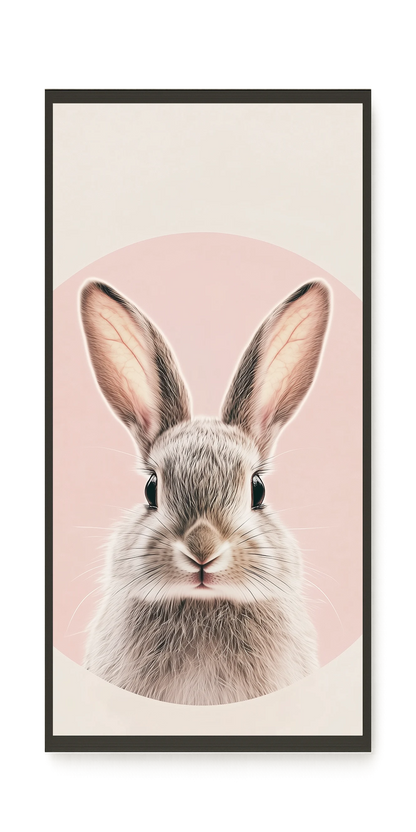 Cute Bunny Canvas Wall Art