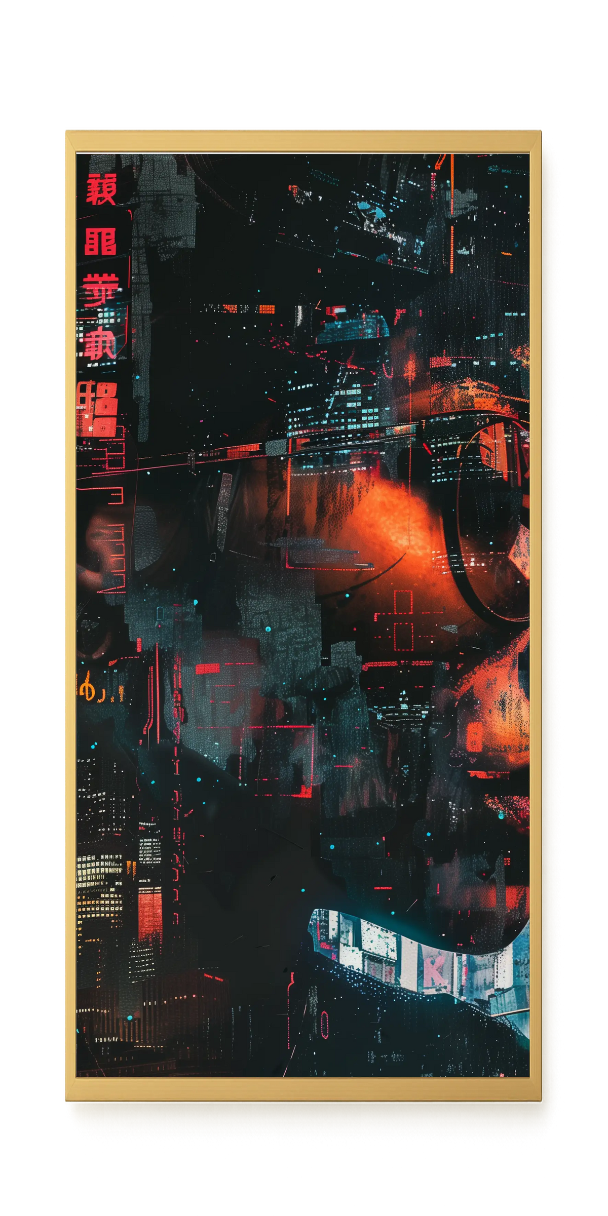 Neon City Canvas Print