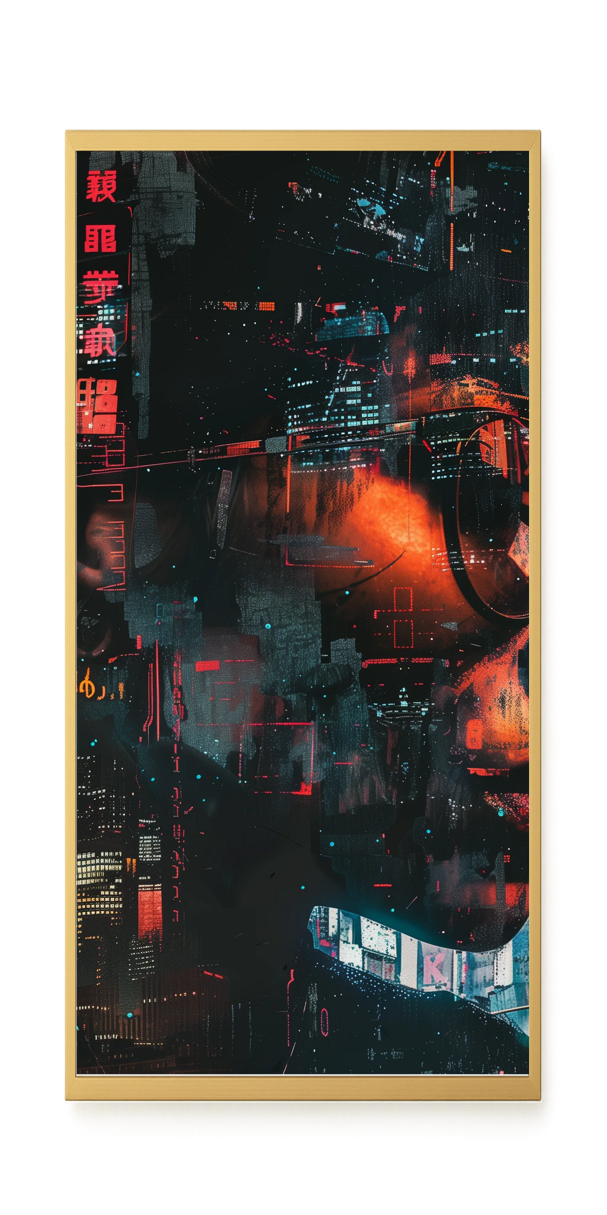 Neon City Canvas Print