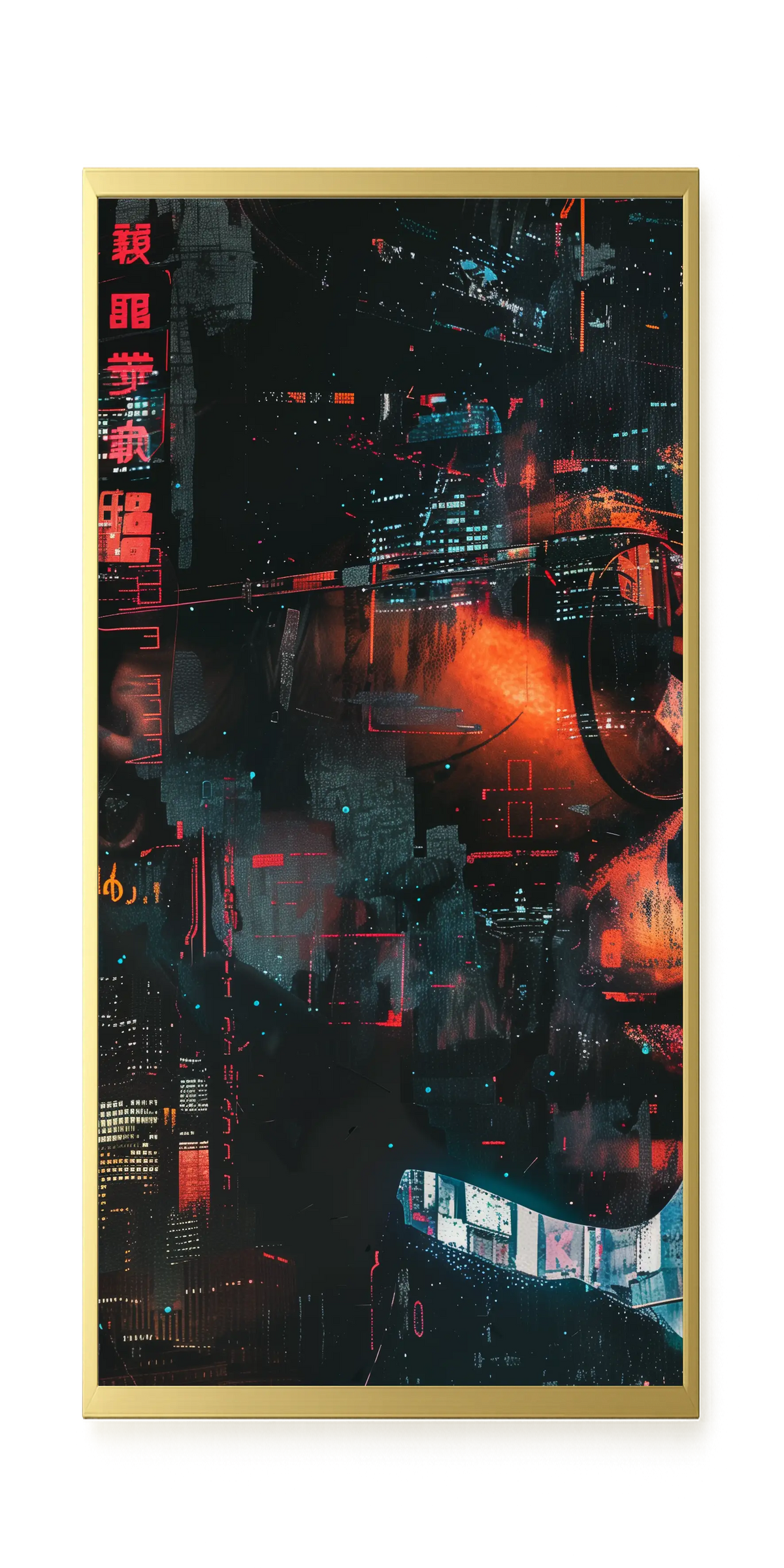 Neon City Canvas Print