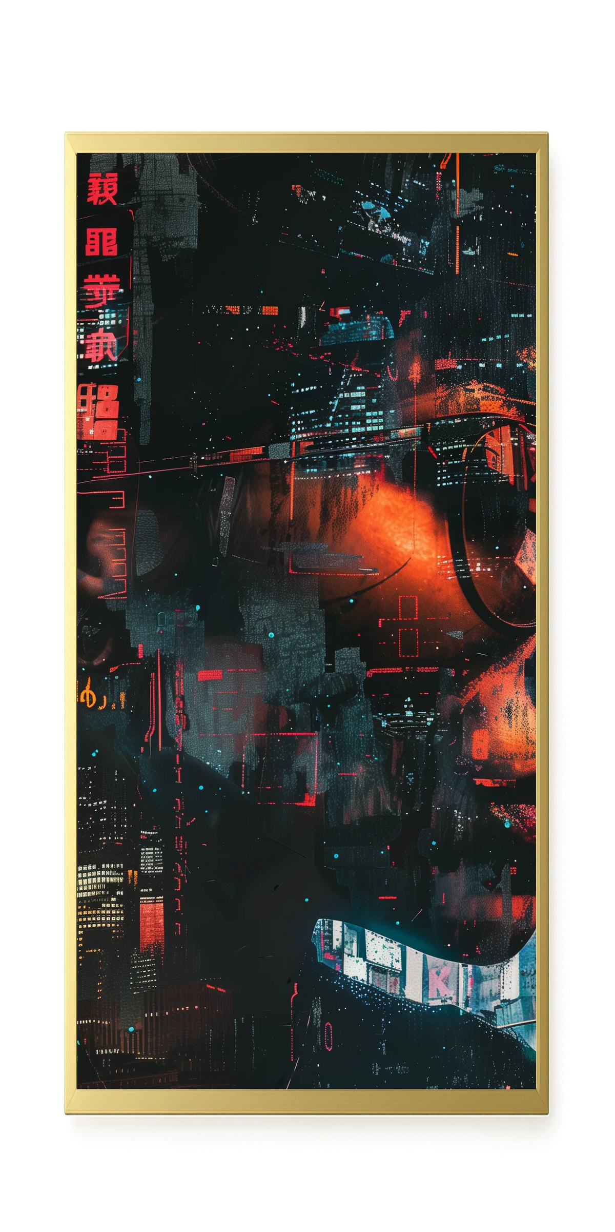 Neon City Canvas Print