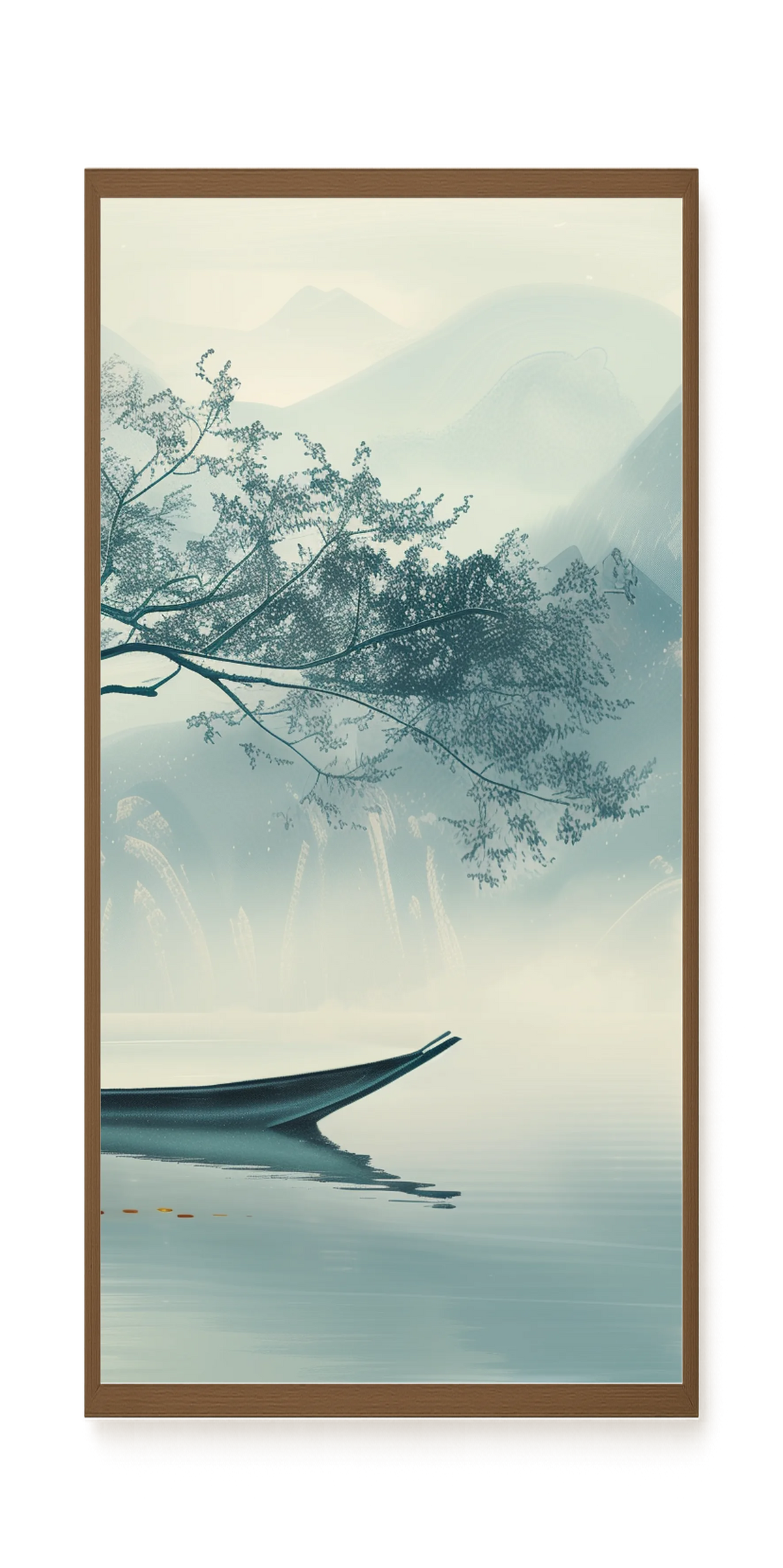 Silent Lake Canvas Wall Art