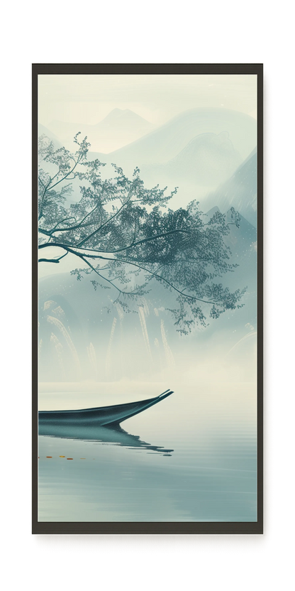 Silent Lake Canvas Wall Art