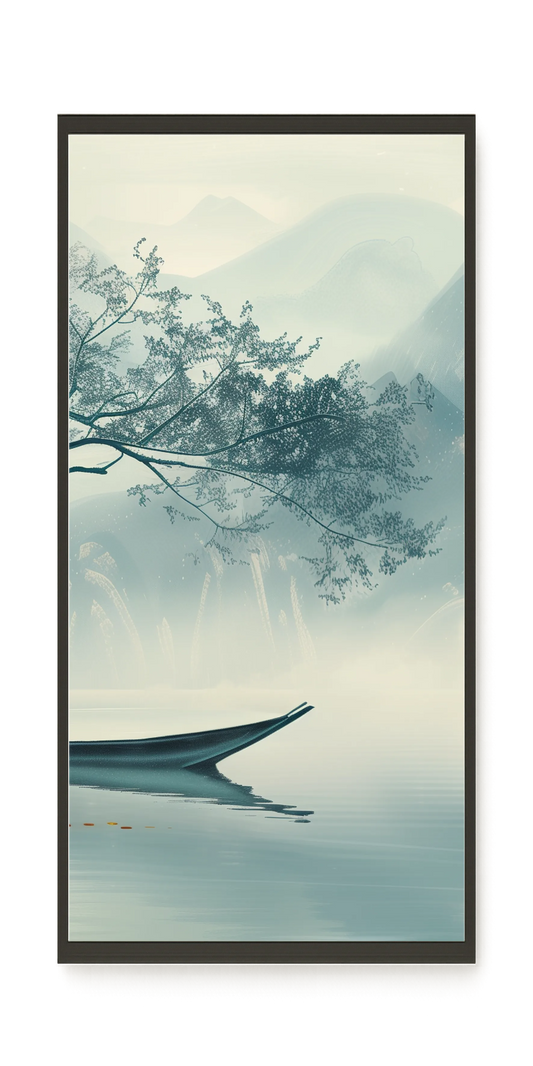 Silent Lake Canvas Wall Art