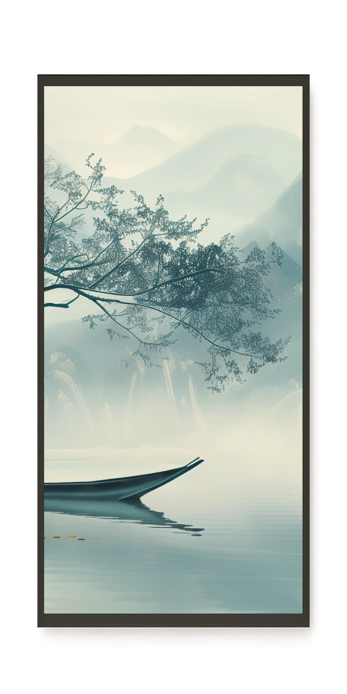 Silent Lake Canvas Wall Art
