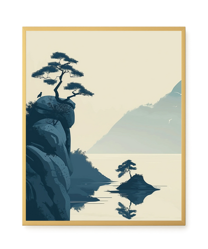 Lone Rock Canvas Print