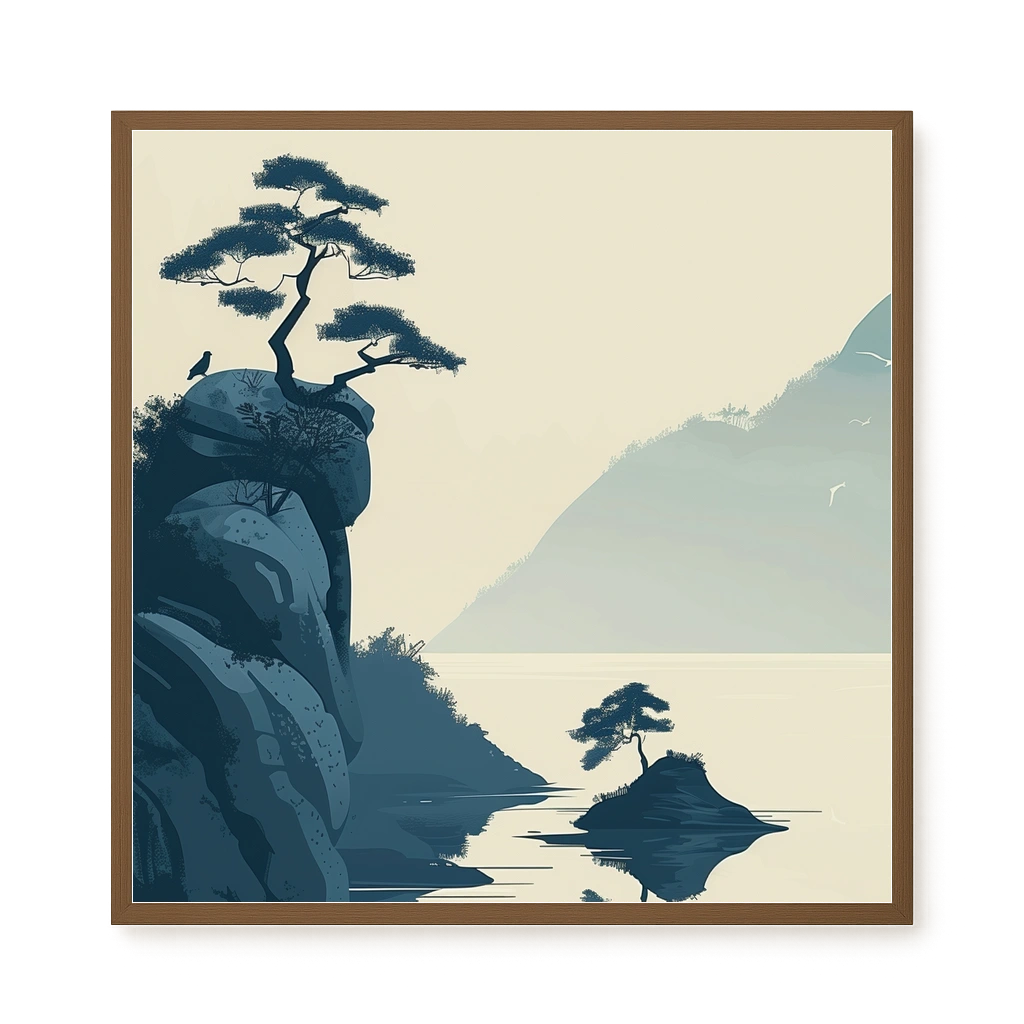 Lone Rock Canvas Print