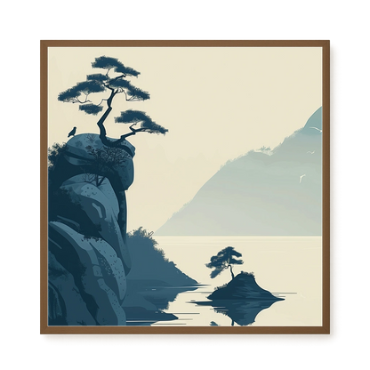 Lone Rock Canvas Print