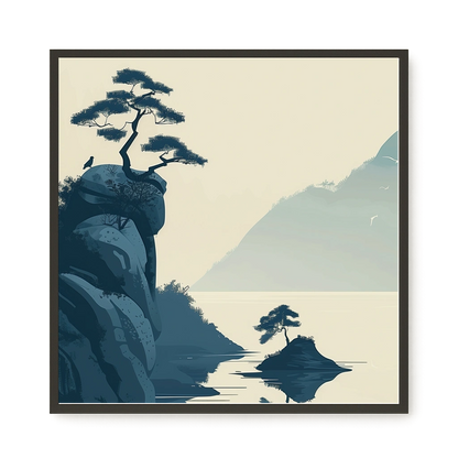 Lone Rock Canvas Print