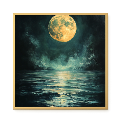 Moonlit Sea Canvas Print