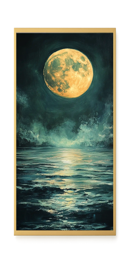 Moonlit Sea Canvas Print