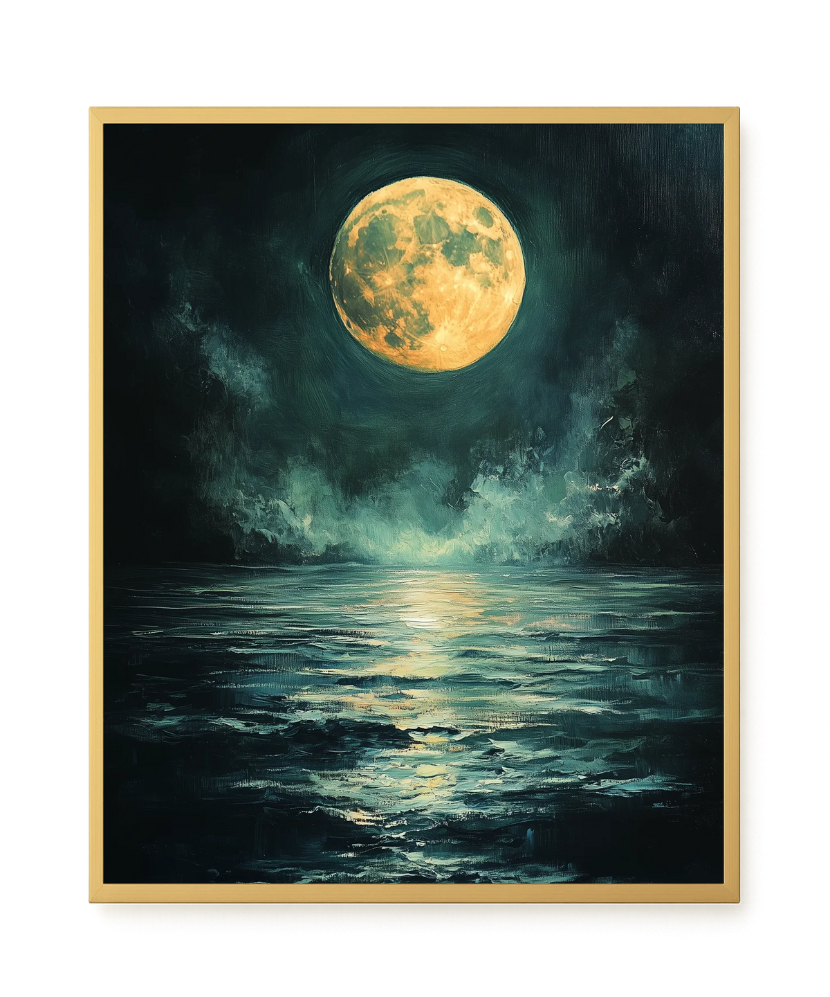 Moonlit Sea Canvas Print
