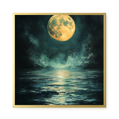 Moonlit Sea Canvas Print