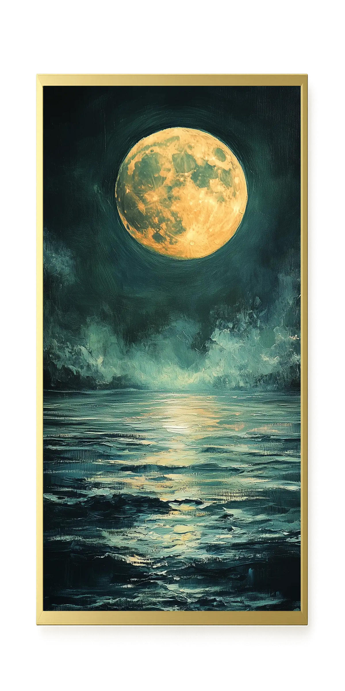 Moonlit Sea Canvas Print