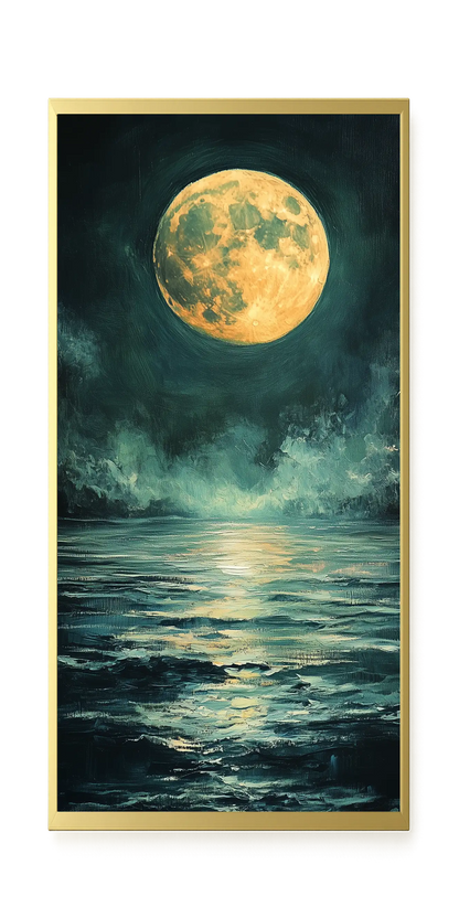 Moonlit Sea Canvas Print